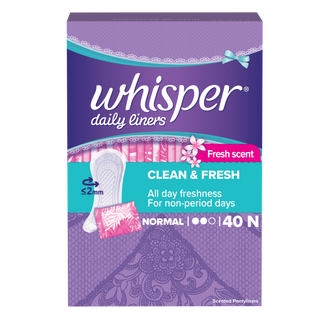 WHISPER CHOICE PANTY LINERS